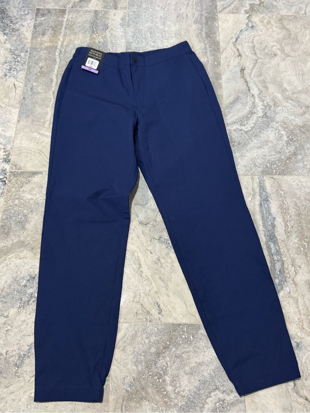 Banana Republic Men's Navy Motion Tech Hybrid Pant